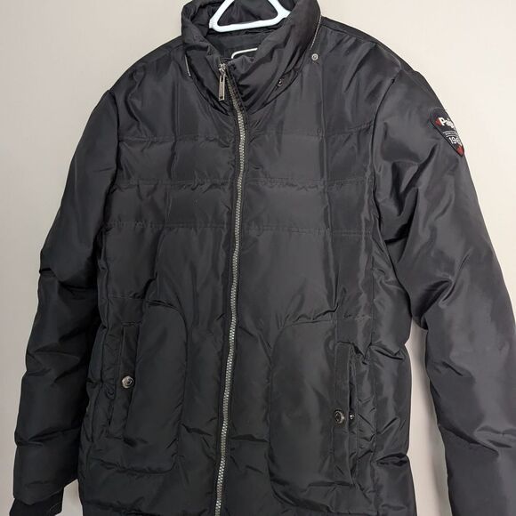 Pajar Men's puffer jacket black down Size M - Picture 2 of 9